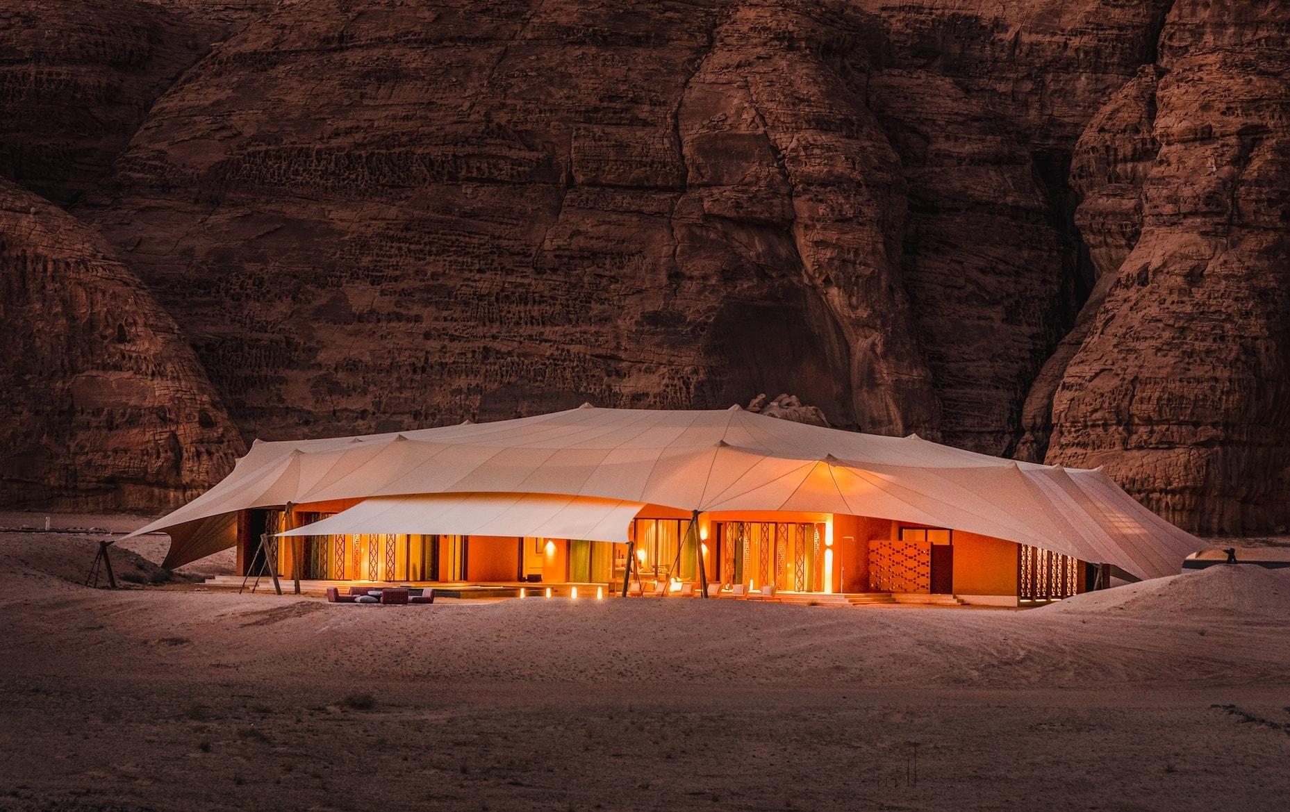 Banyan Tree AlUla - View at Night time 