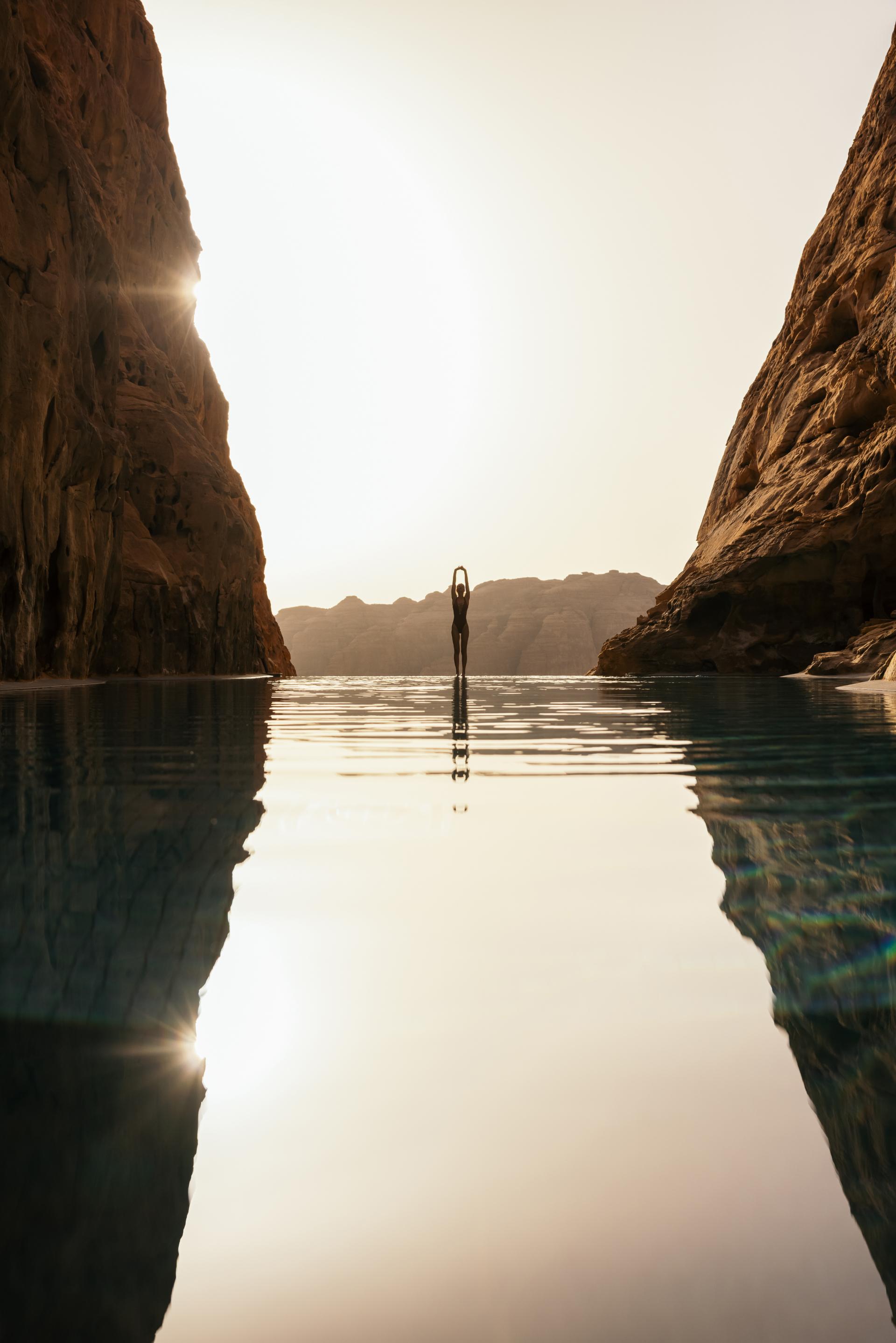 Rock pool at Banyan Tree AlUla