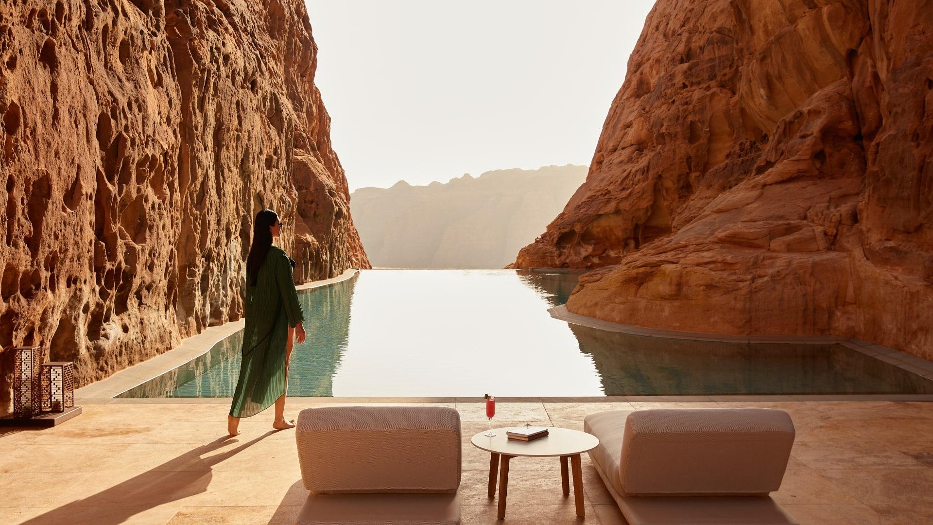 Iconic Rock Pool at Banyan Tree AlUla