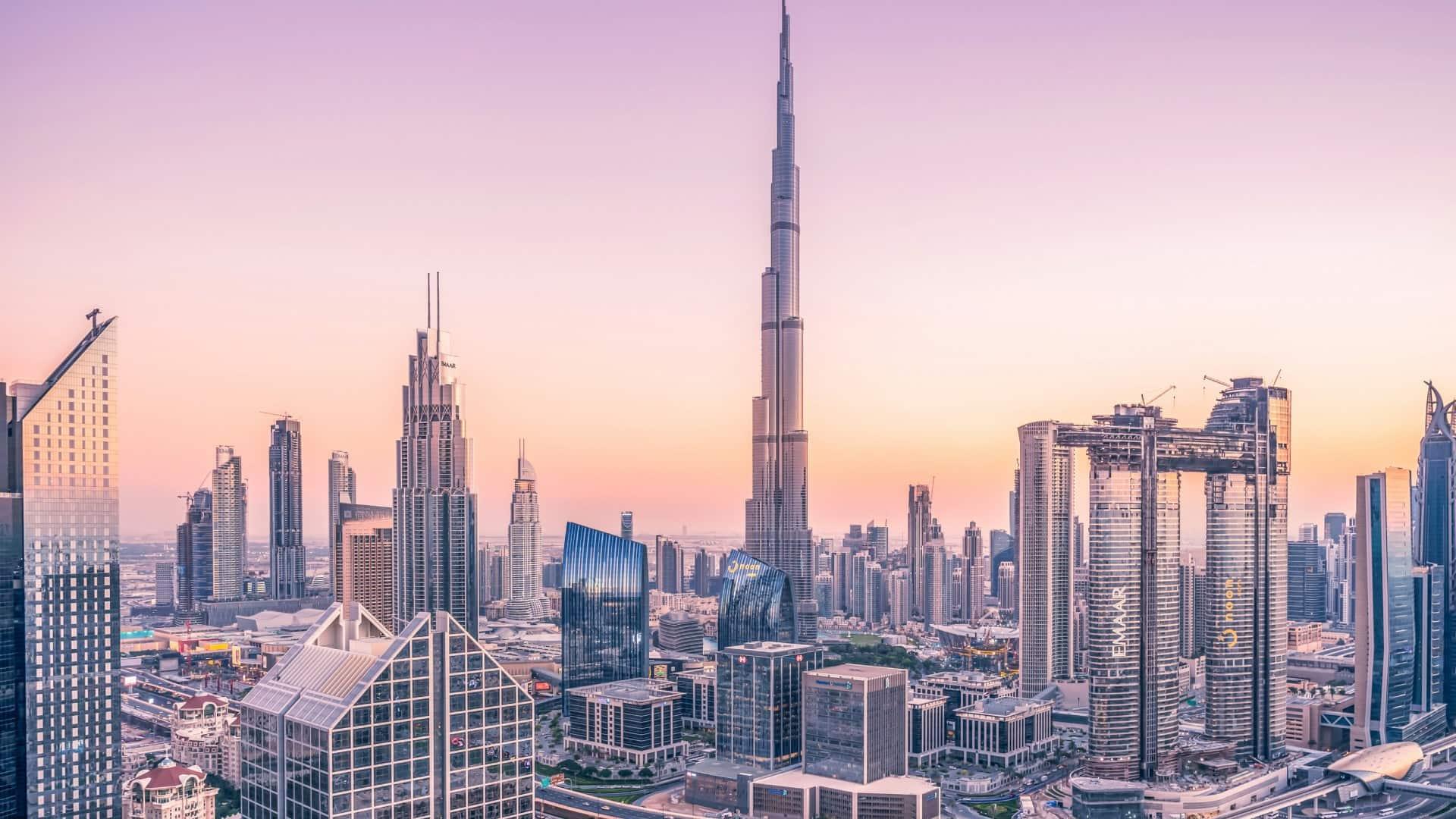 Skyline in United Arab Emirates