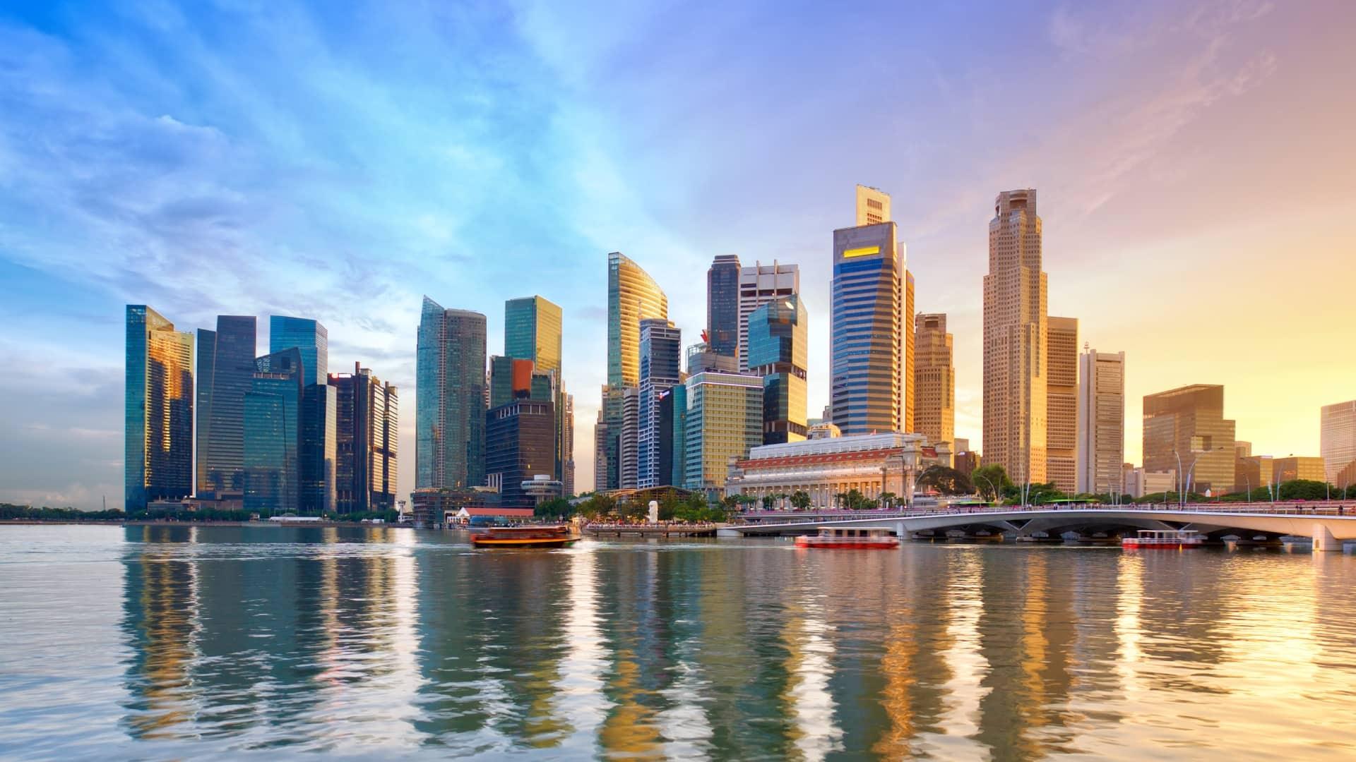 Singapore City Skyline